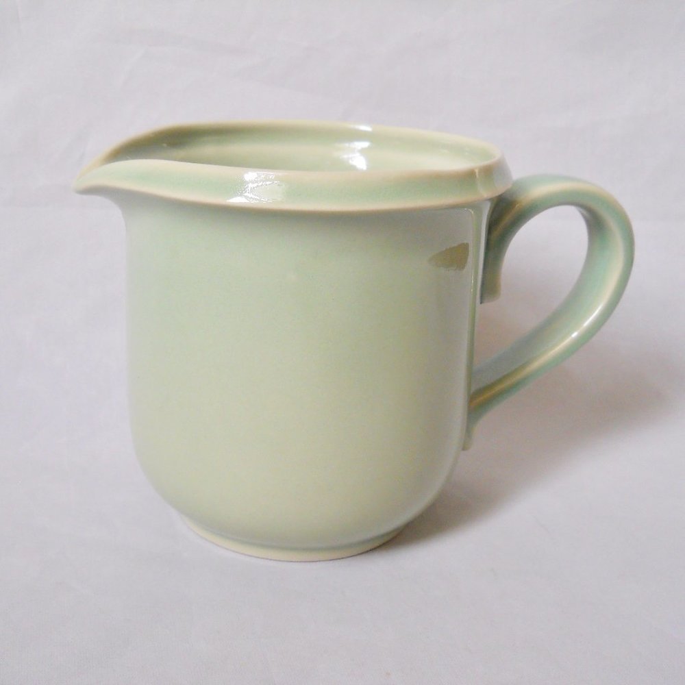 Dansk Creamer, 8 oz. Pitcher, Venetian Green, Terrazzo Dinnerware